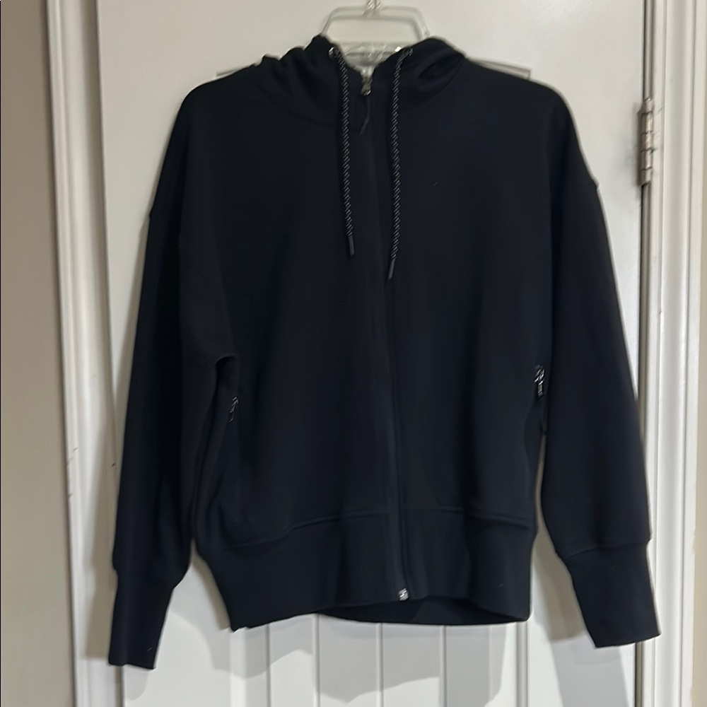 Old Navy Black Dynamic Fleece Zip Hoodie